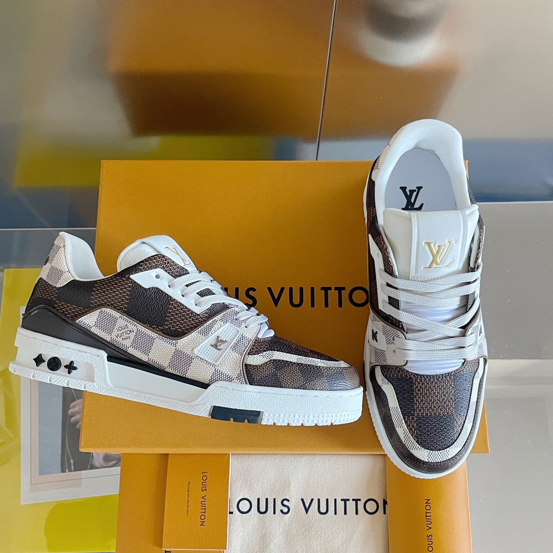 Louis trainer checkered sneaker