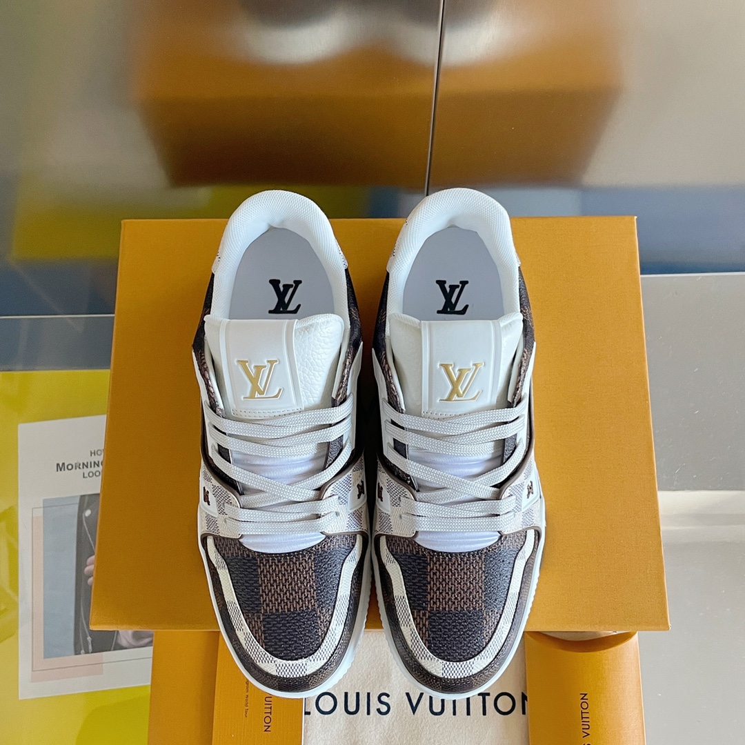Louis trainer checkered sneaker