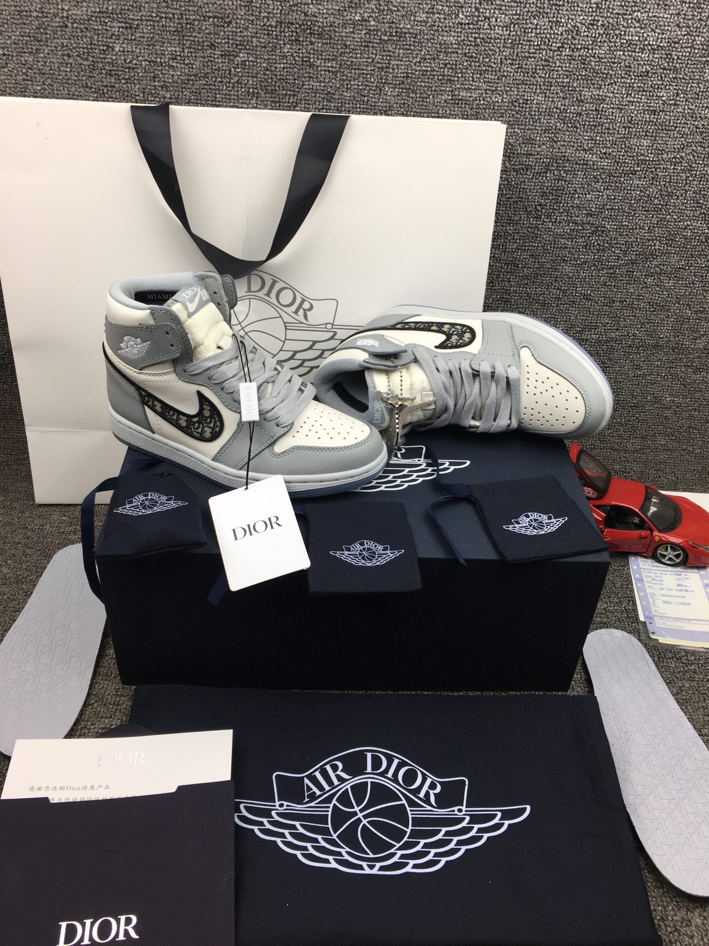 dior jordan sneaker high