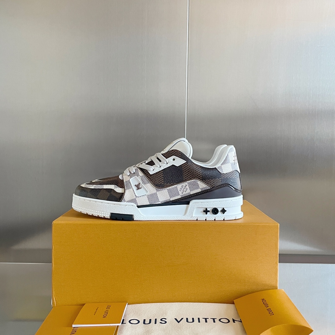 Louis trainer checkered sneaker