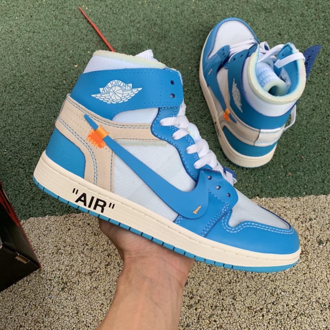 Jordan 1 Retro High Off-White University Blue AQ0818-148