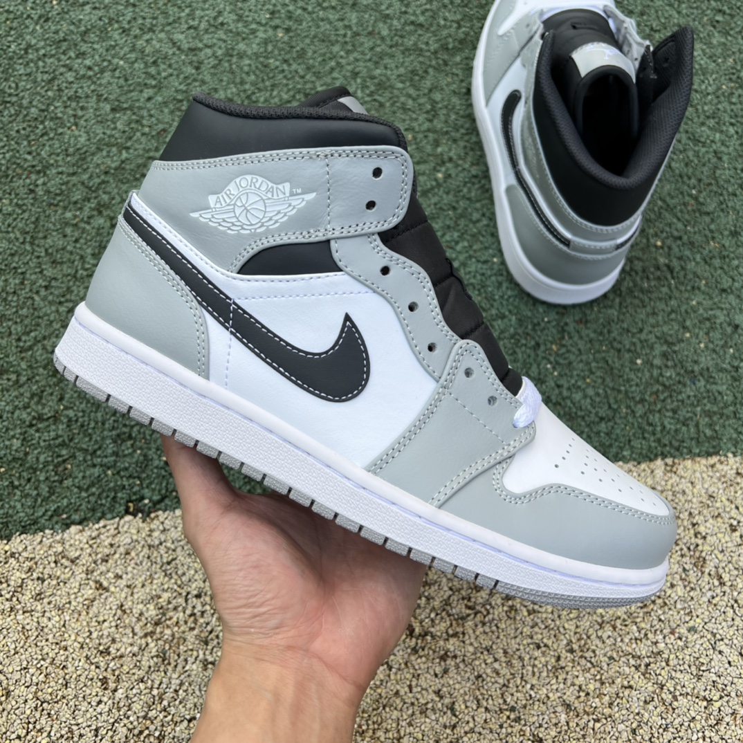 Jordan 1 Mid Light Smoke Grey Anthracite 554724-078