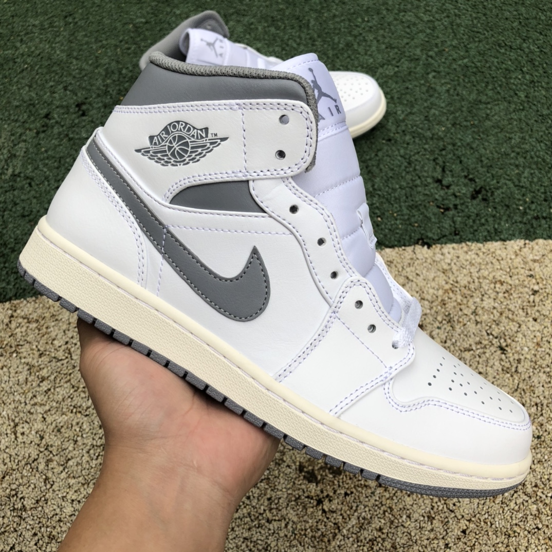 Air Jordan 1 Mid Neutral Grey 554724-135