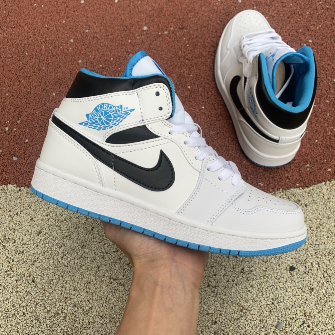 Jordan 1 Mid Laser Blue 554724-141