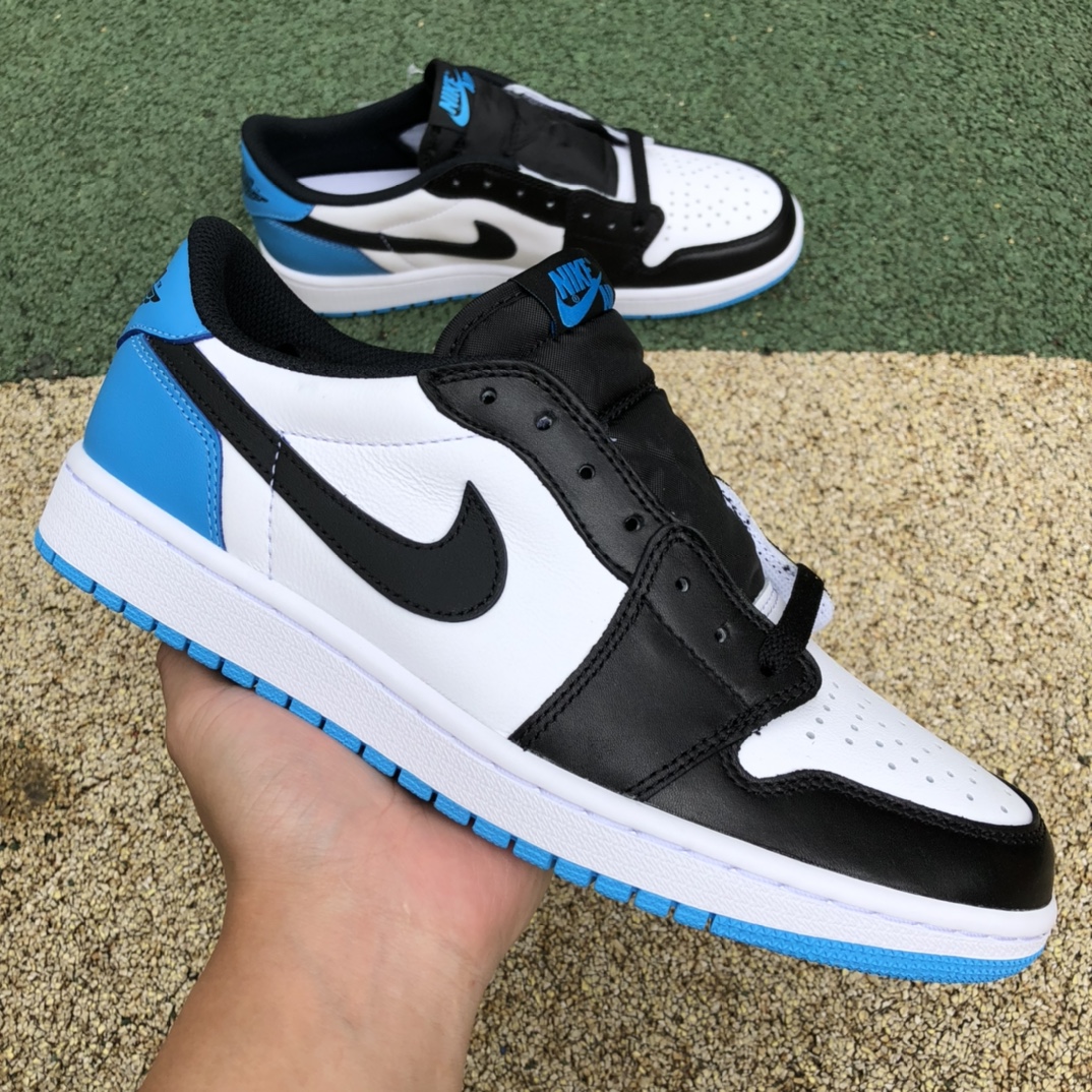 Jordan 1 Retro Low OG Black Dark Powder Blue CZ0790-104