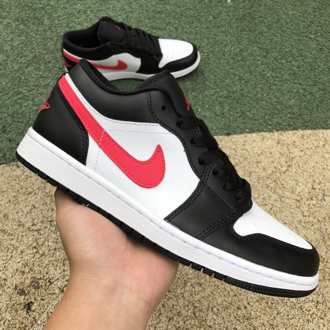 Jordan 1 Low Black Siren Red DC0774-004
