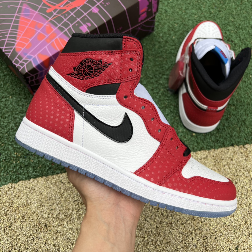 Jordan 1 Retro High Spider-Man Origin Story 555088-602