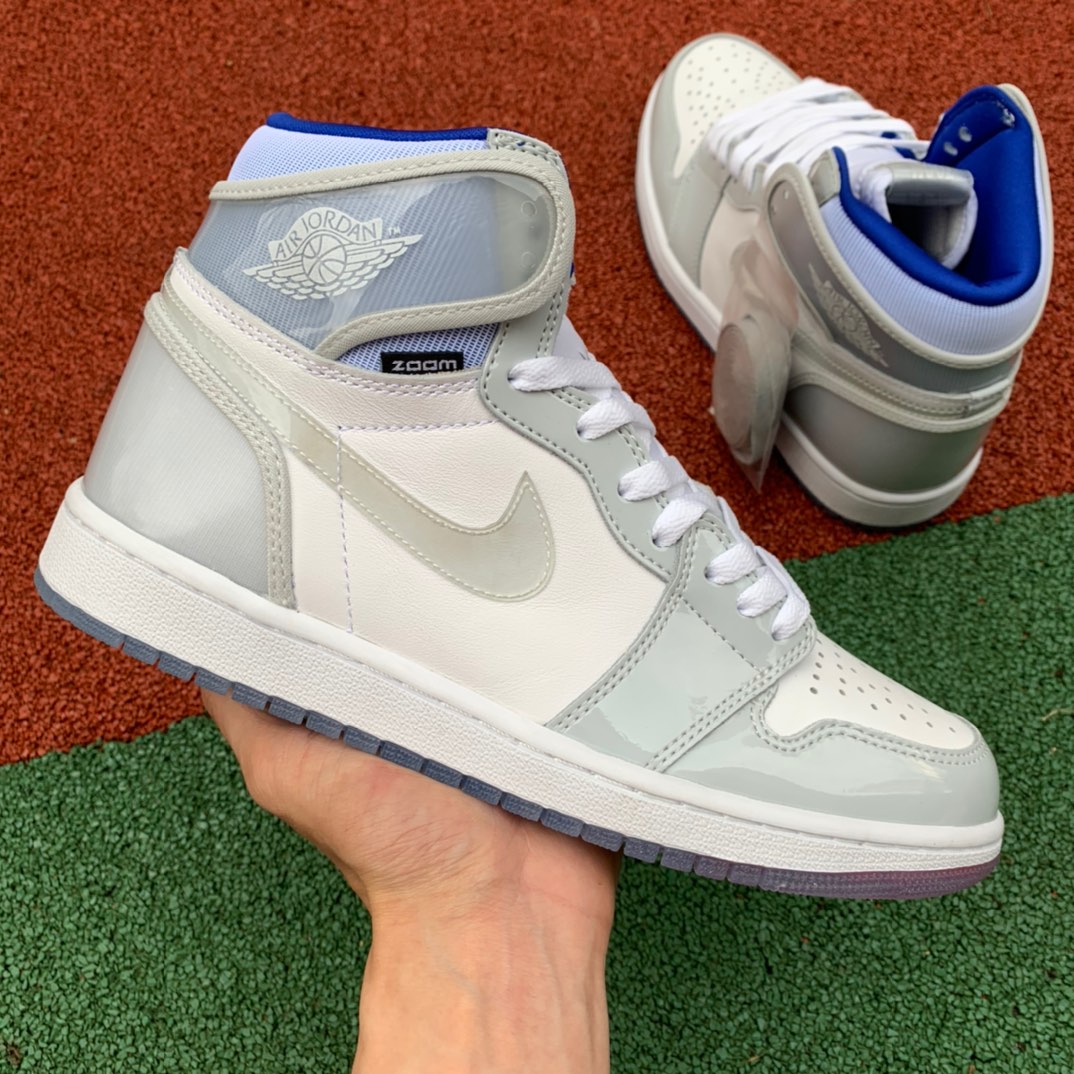 Jordan 1 Retro High Zoom White Racer Blue CK6637-104