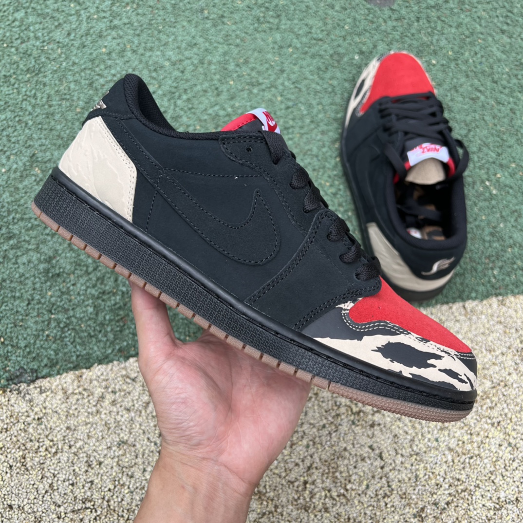 Jordan 1 Retro Low OG SP SoleFly DN3400-001
