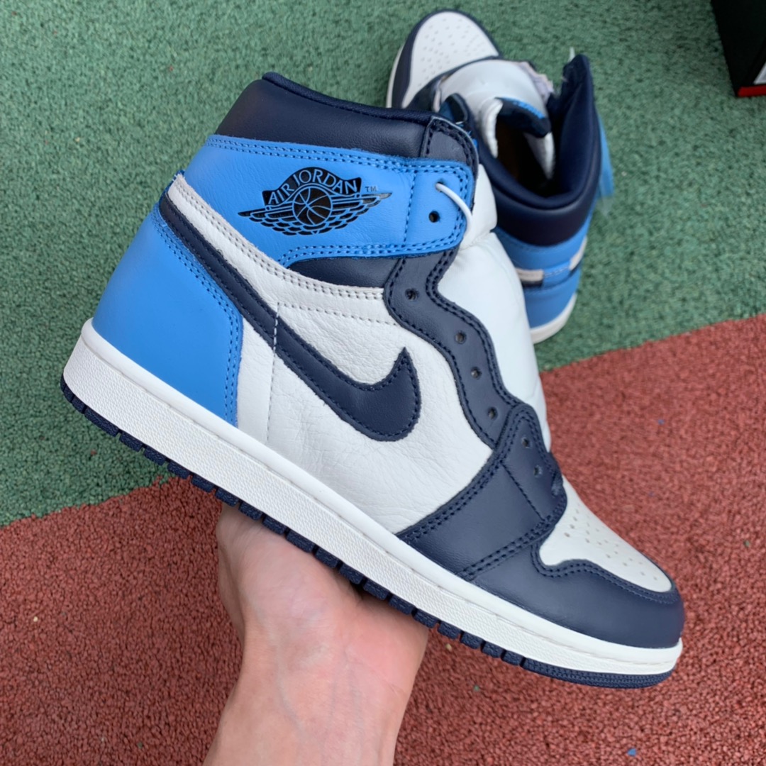 Jordan 1 Retro High Obsidian UNC 555088-140