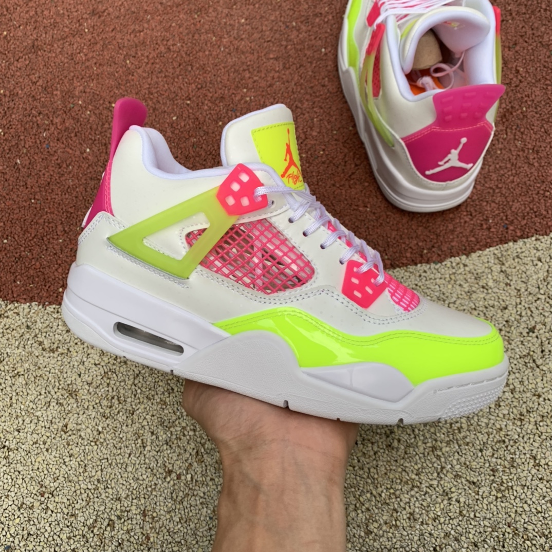 Jordan 4 Retro White Lemon Pink CV7808-100