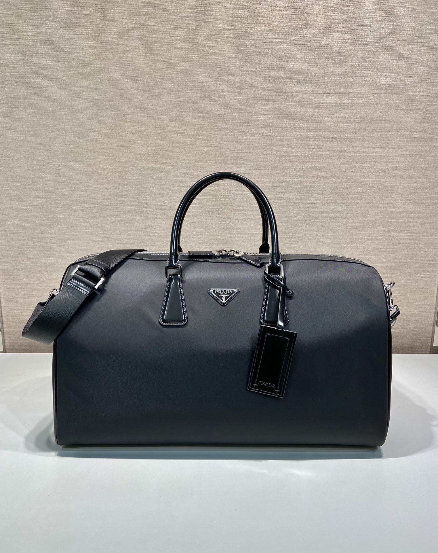 prada nylon fabric Travel bags