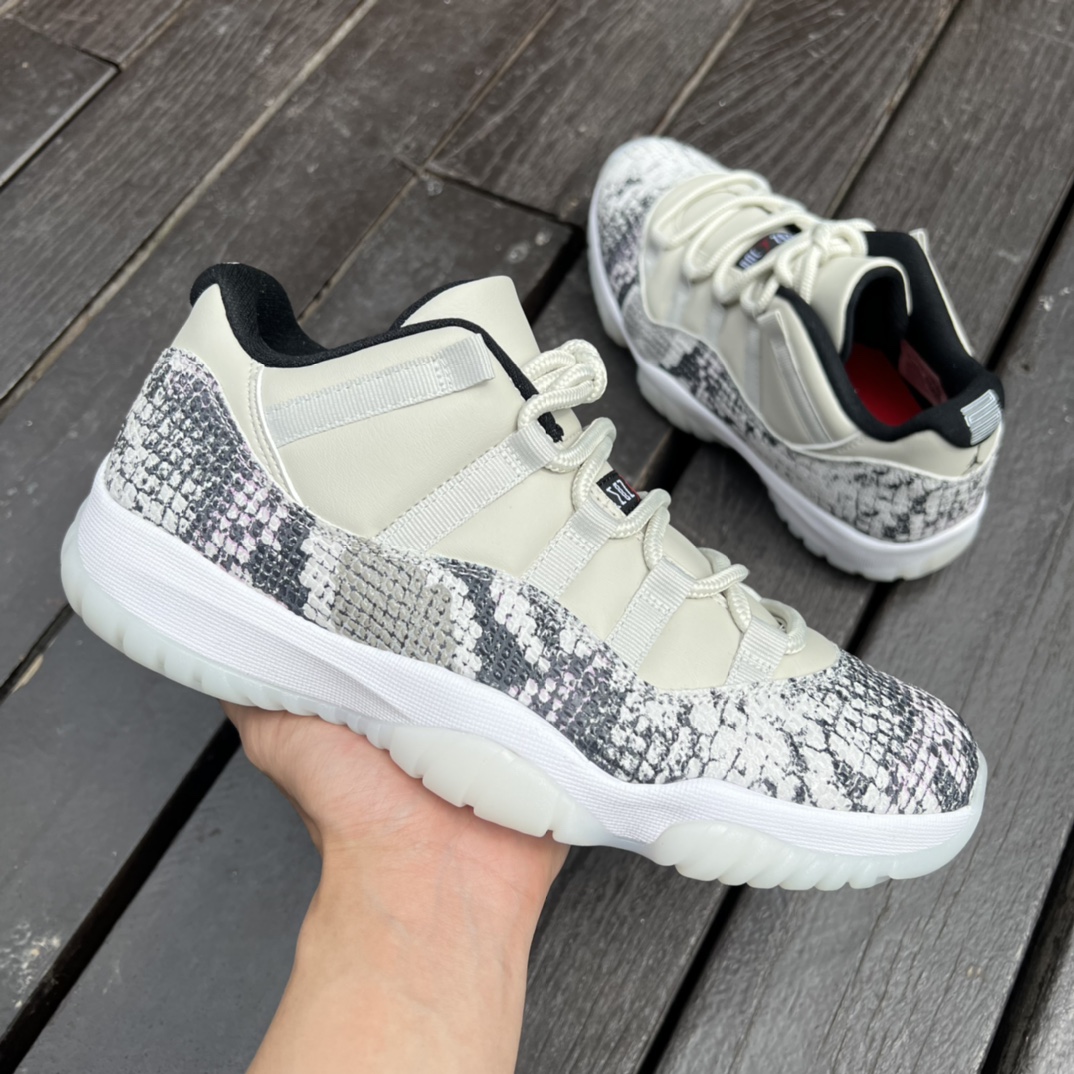 Jordan 11 Retro Low Snake Light Bone CD6846-002