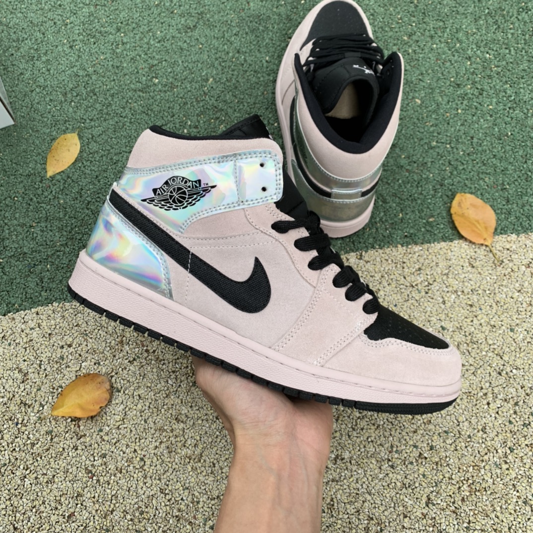 Jordan 1 Mid Dirty Powder Iridescent BQ6472-602