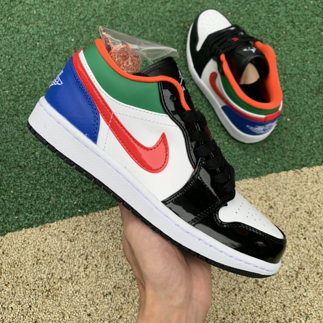 Jordan 1 Low Multi-Color Black Toe CZ4776-101