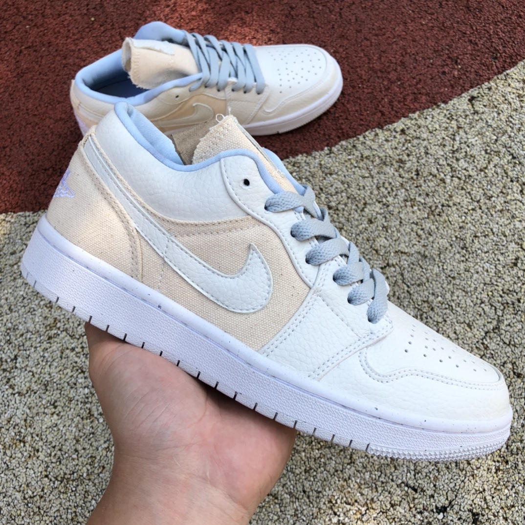 Jordan 1 Low Se Canvas Iris Whisper Sail DQ4151-500