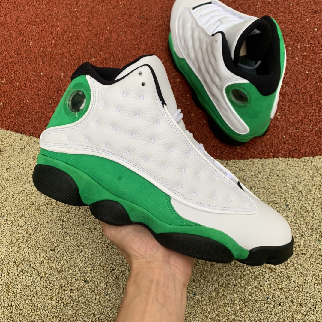Jordan 13 Retro White Lucky Green DB6537-113