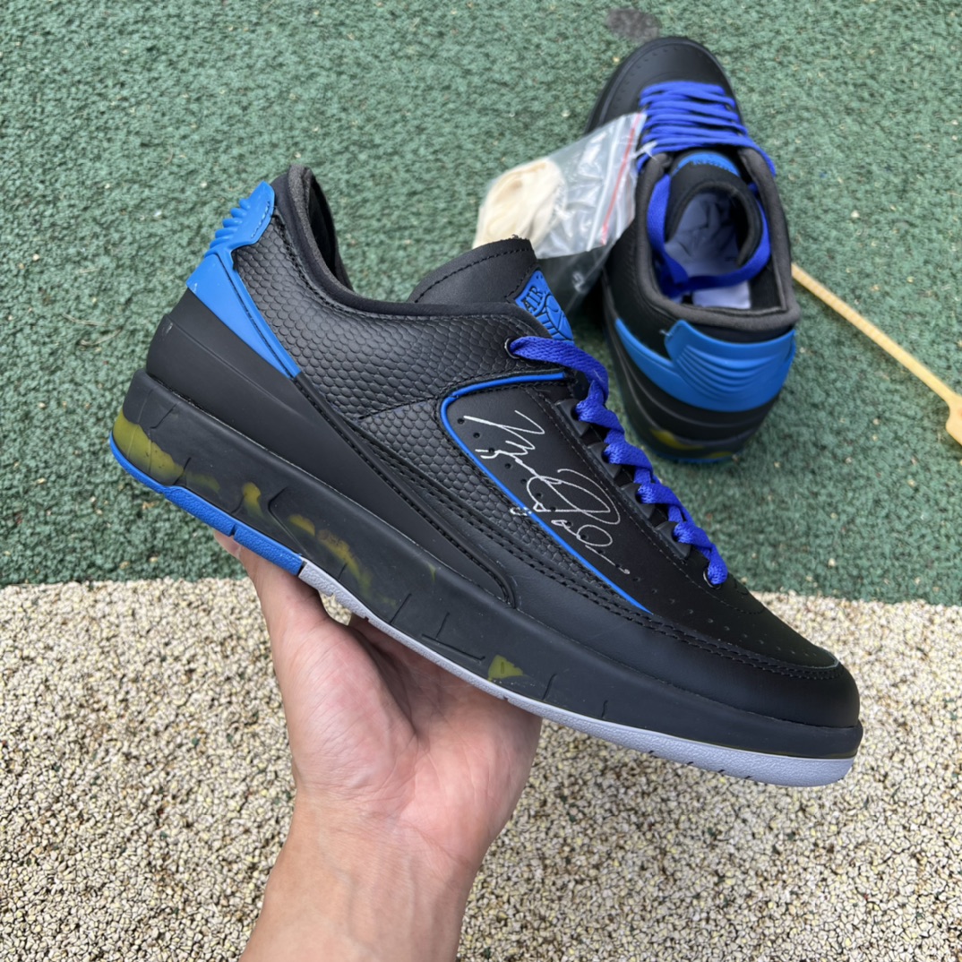 Jordan 2 Retro Low SP Off-White Black Blue DJ4375-004