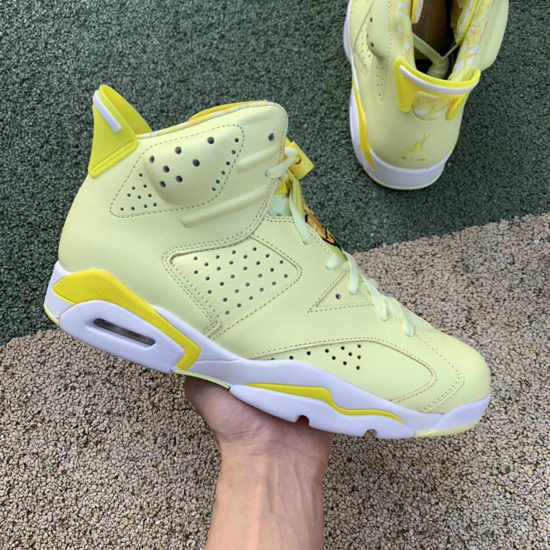 Jordan 6 Retro Dynamic Yellow Floral 543390-800