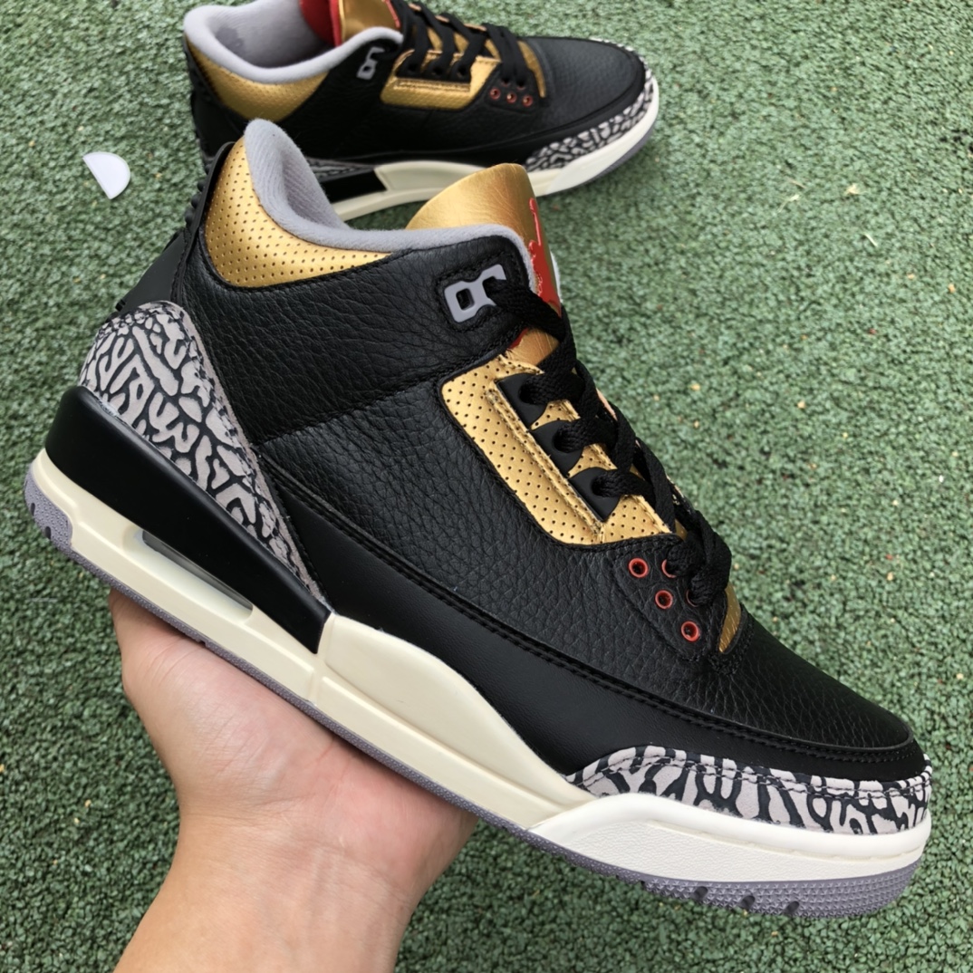 Jordan 3 Retro Black Cement Gold CK9246-067