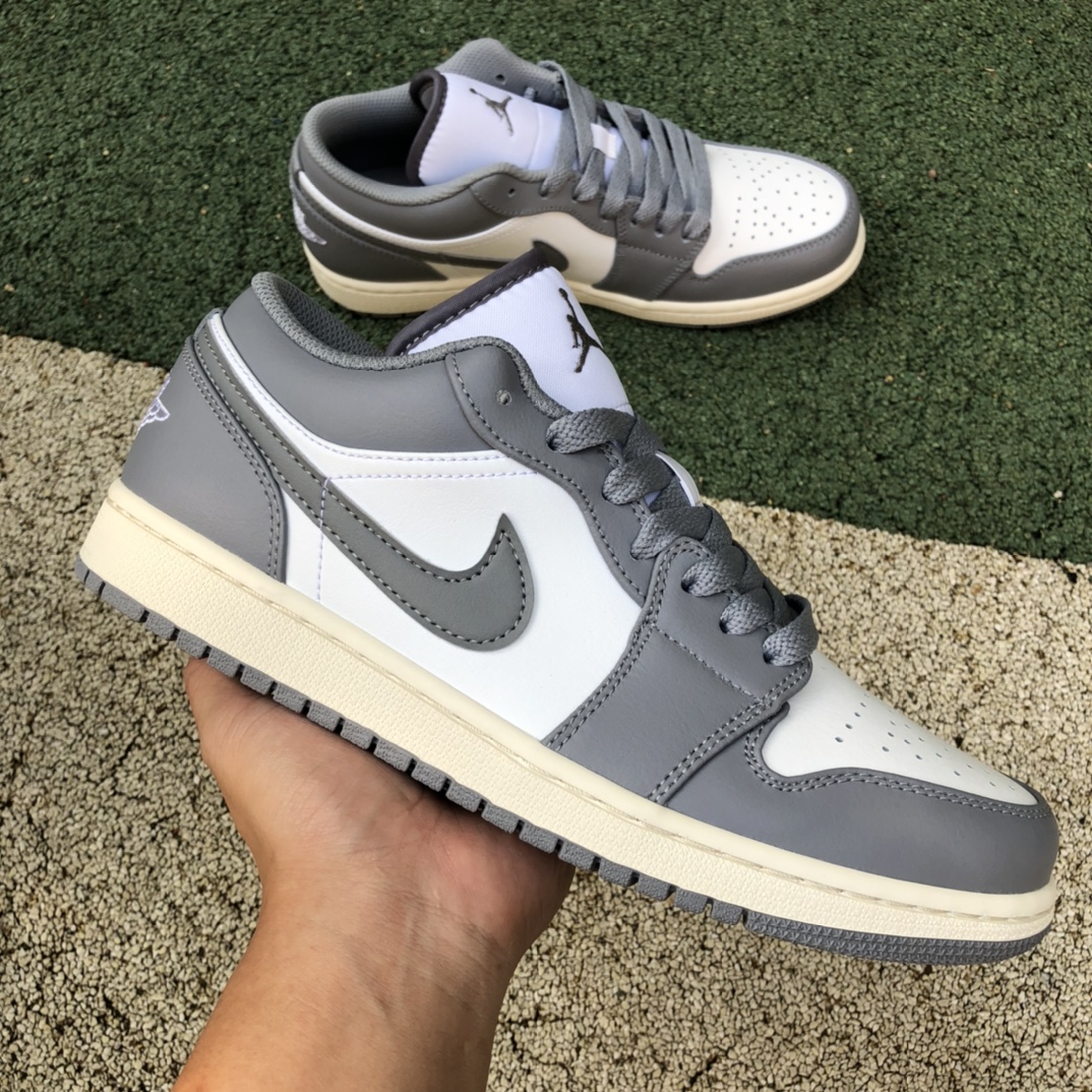 Air Jordan 1 Low Vintage Stealth Grey 553558-053