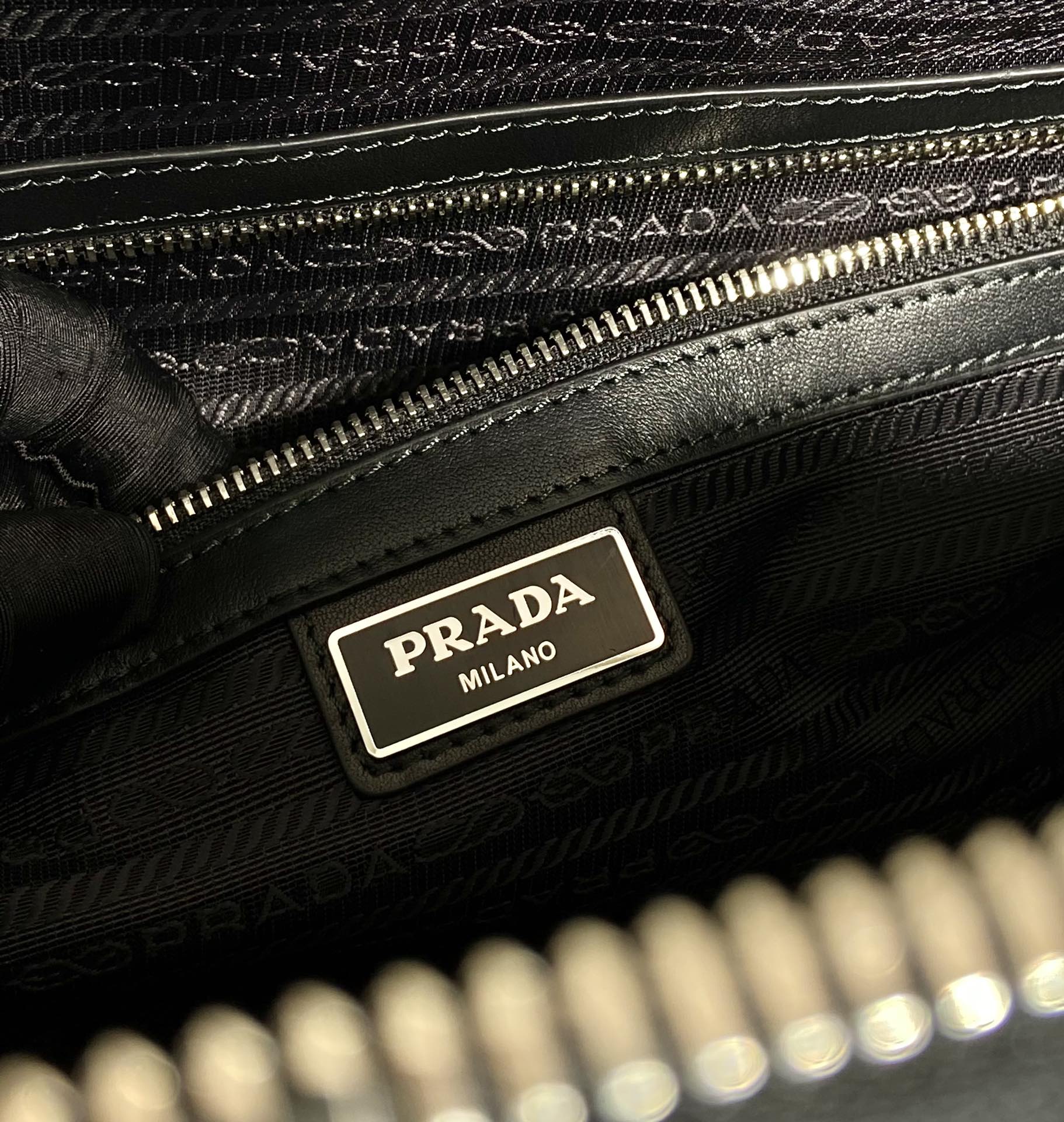 prada nylon fabric Travel bags