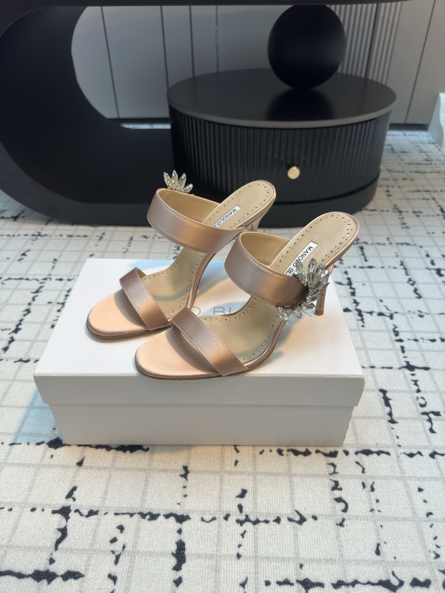 Manolo Blahnik 2024 Chivela 90 Satin Sandal