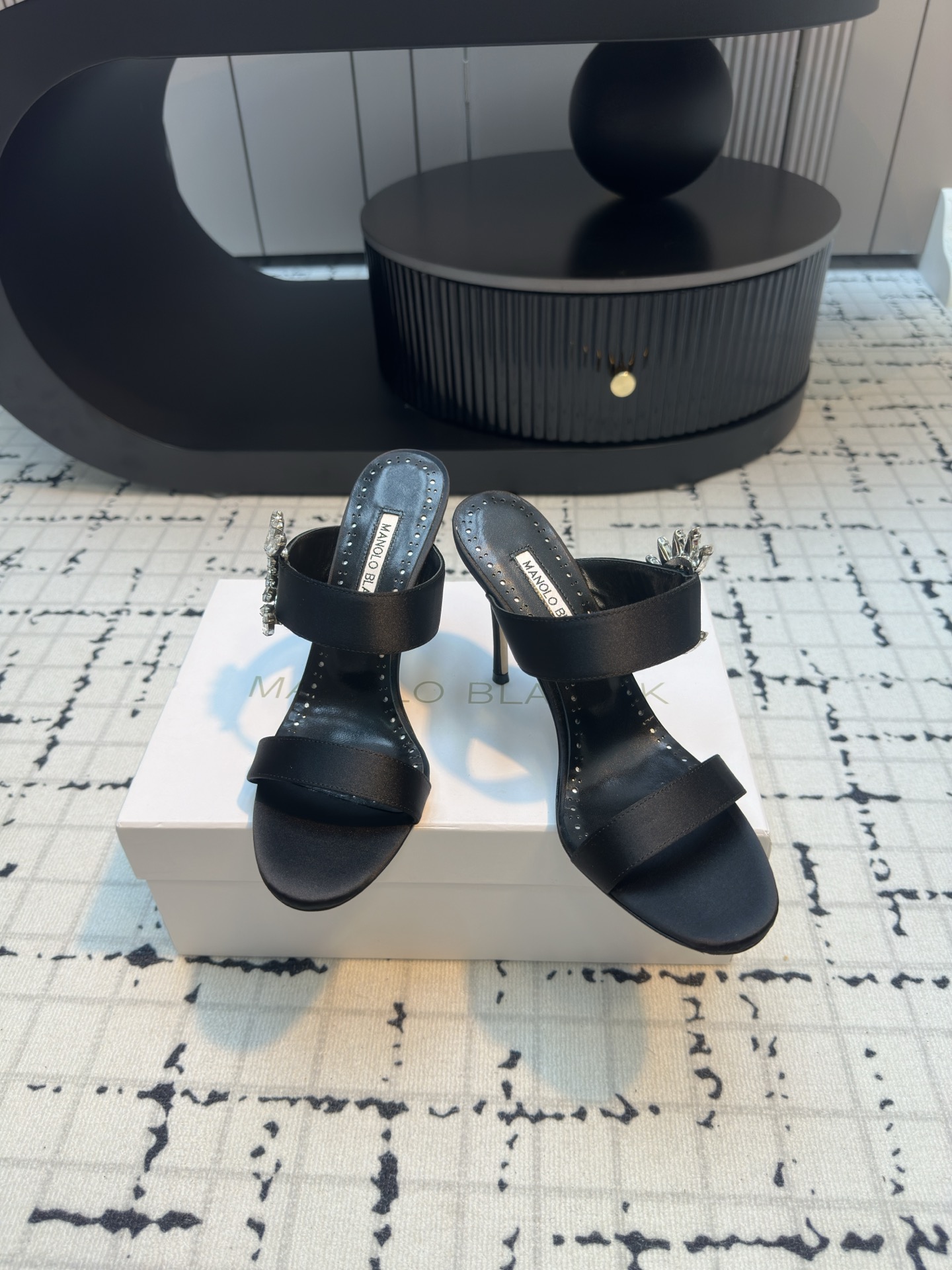 Manolo Blahnik 2024 Chivela 90 Satin Sandal