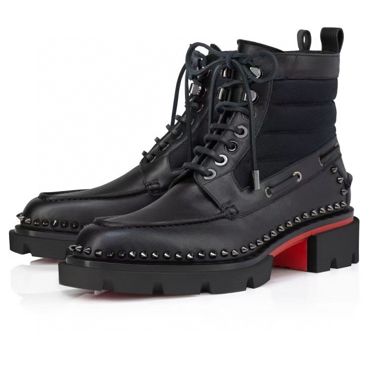 Men Christian Louboutin Our Steckel Boot Black