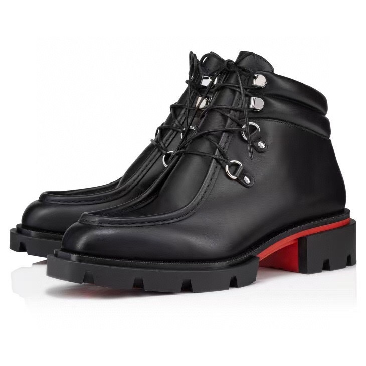 Louboutin Our Pabelito Boot Boots - Calf leather - Black - Men