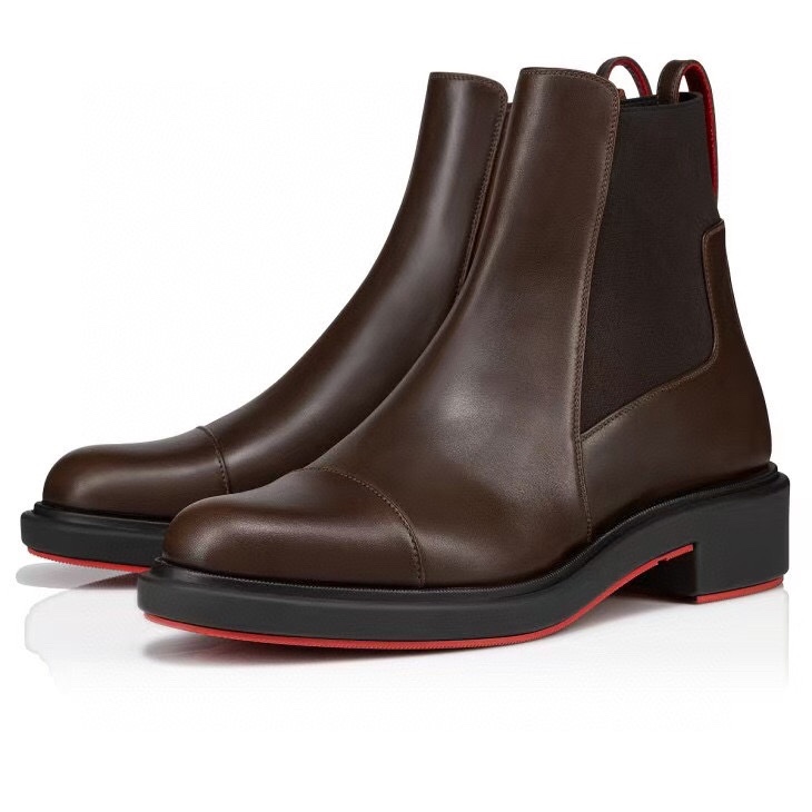 Louboutin Urbino Chelsea Boots - Calf leather - Black - Men