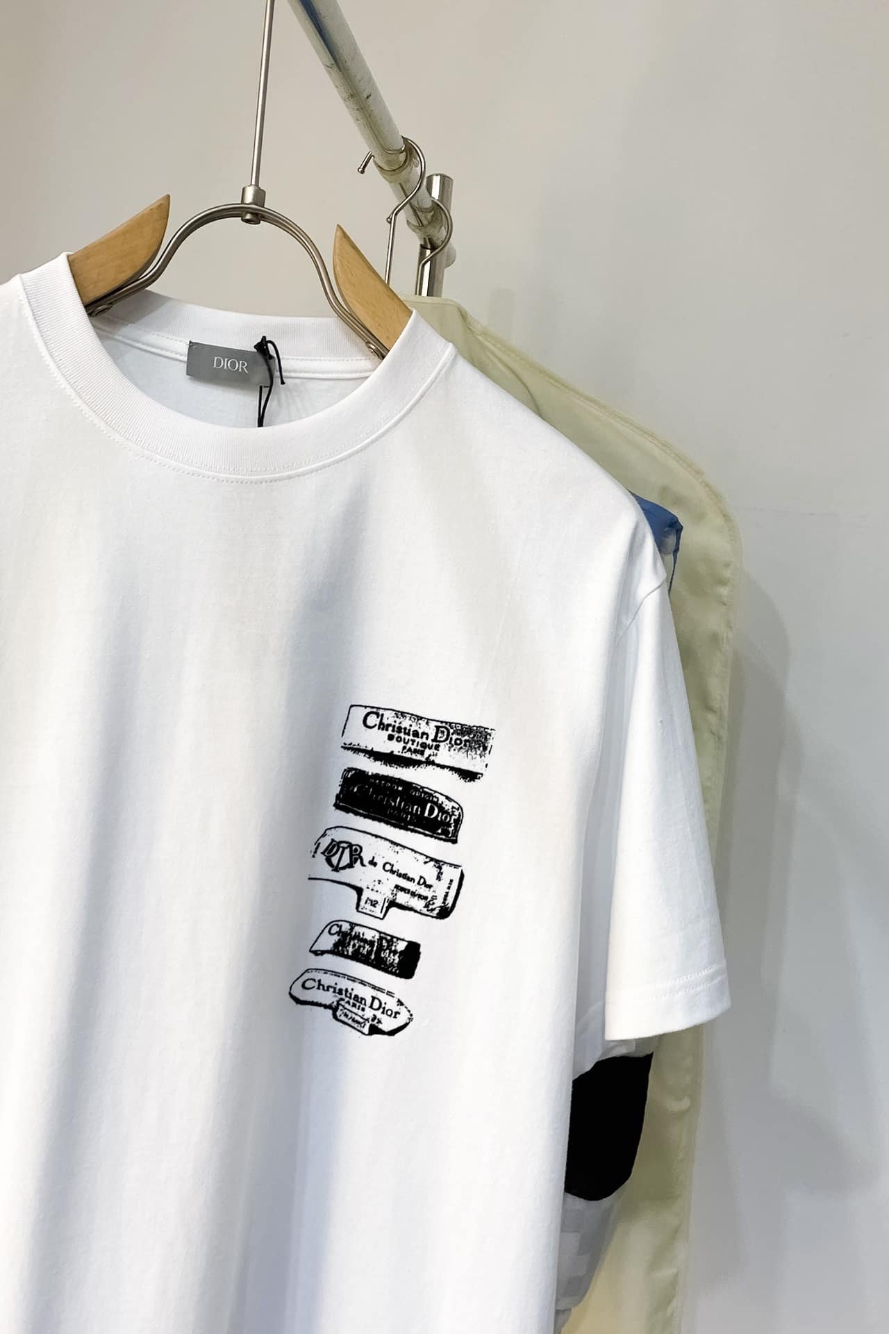 Dior Archives Labels T-Shirt, Relaxed Fit