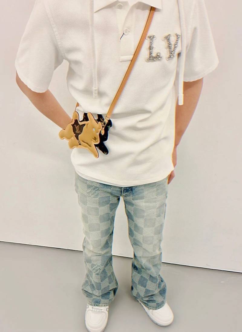 LV Poplin Polo With Embroidered LV Patch