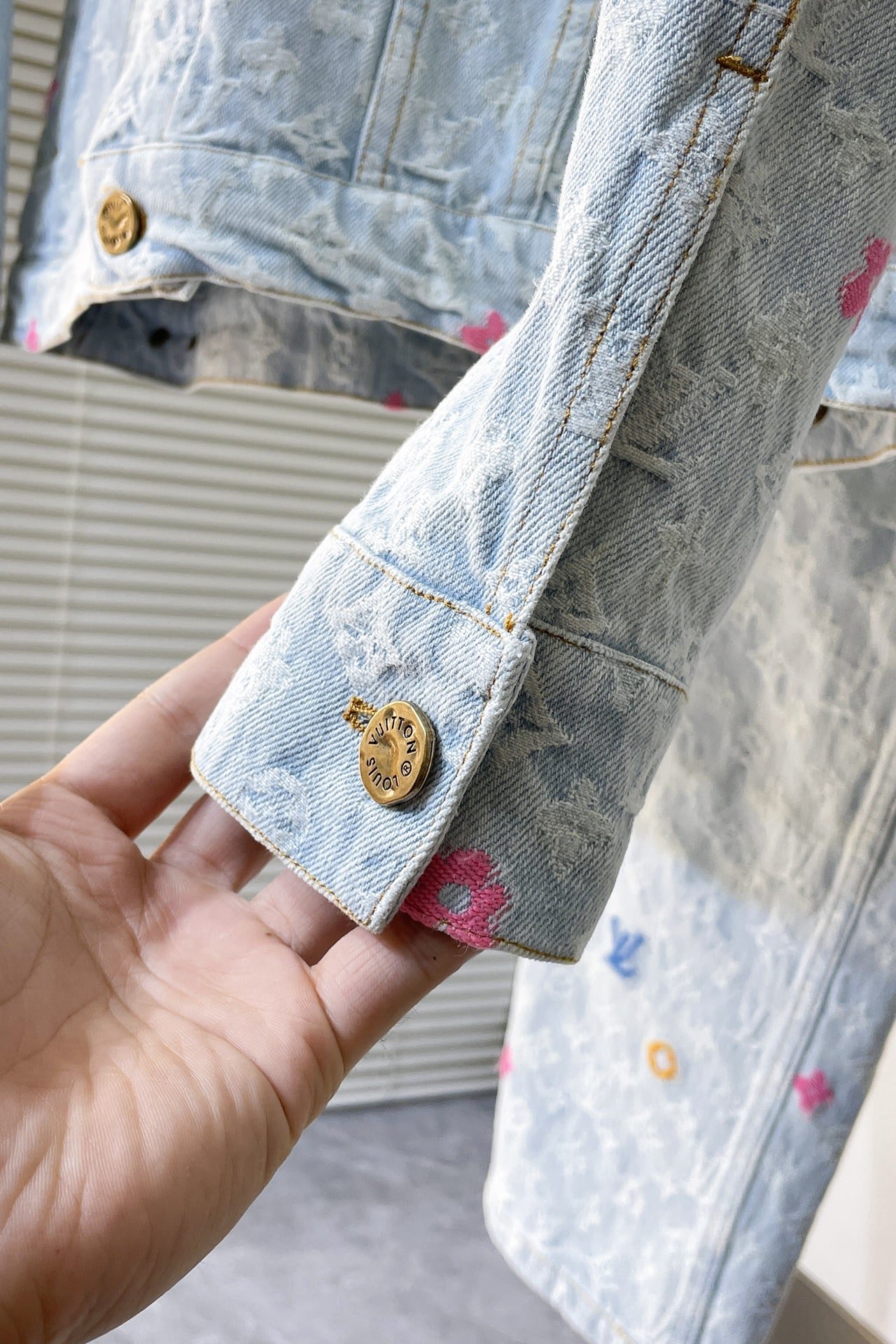 LV Monogram Denim Jacket+Pants