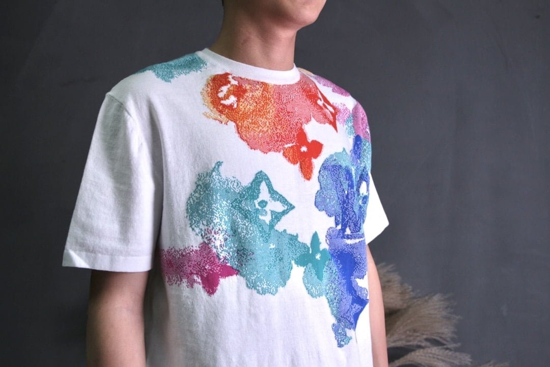 LV Jacquard Knit Short Sleeve T-Shirt
