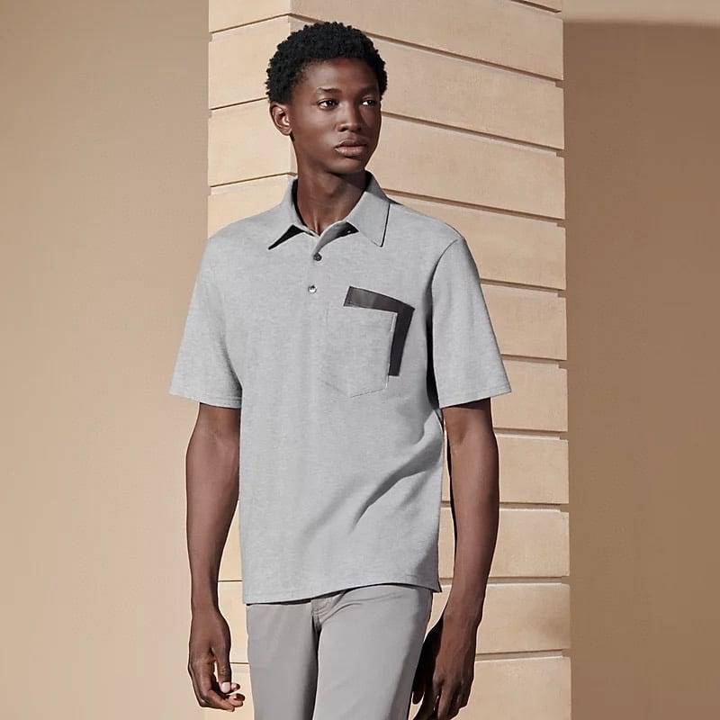 Hermes polo shirt with pocket