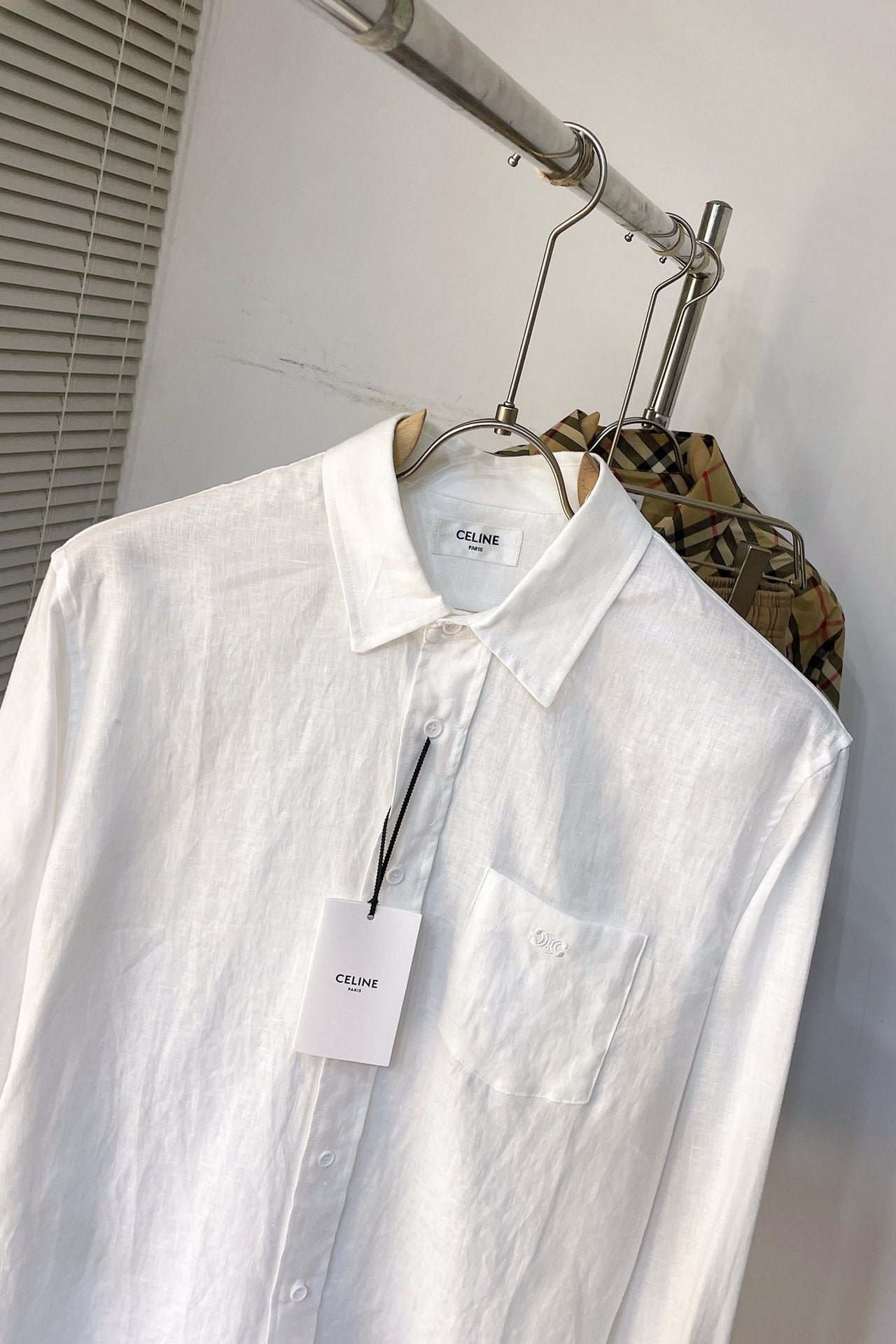 Celine loose shirt in linen