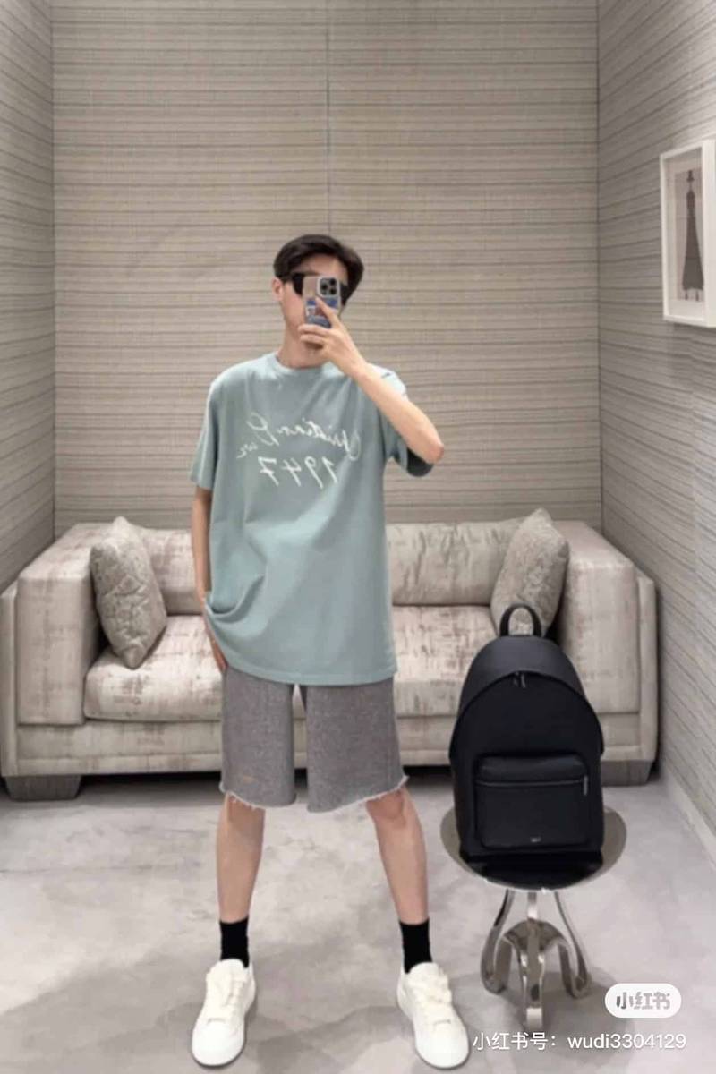 Handwritten Christian Dior T-Shirt, Relaxed Fit
