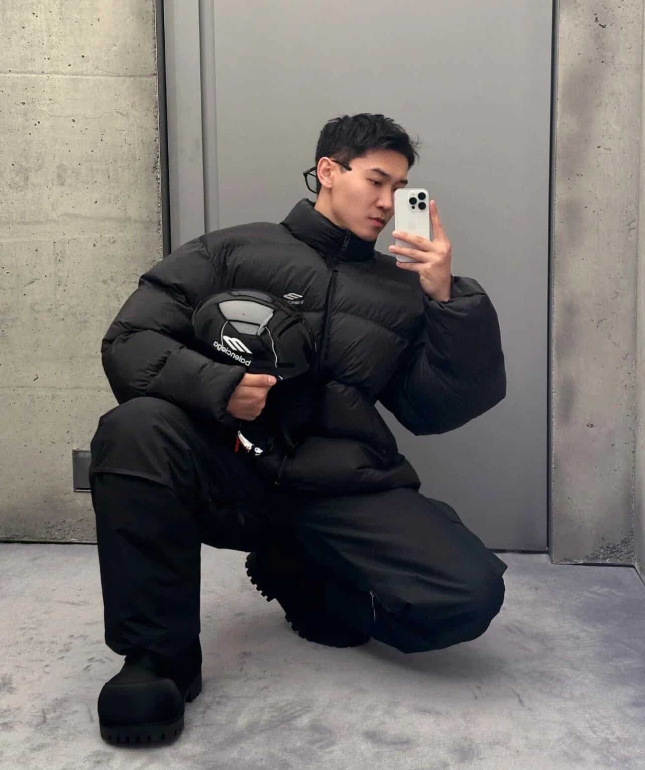 Ski down jacket