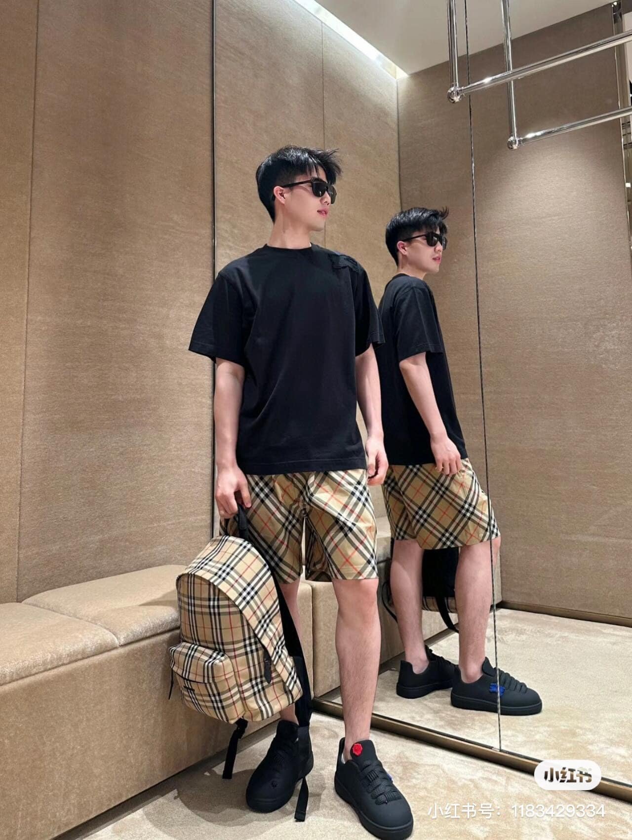 Burberry Check Shorts