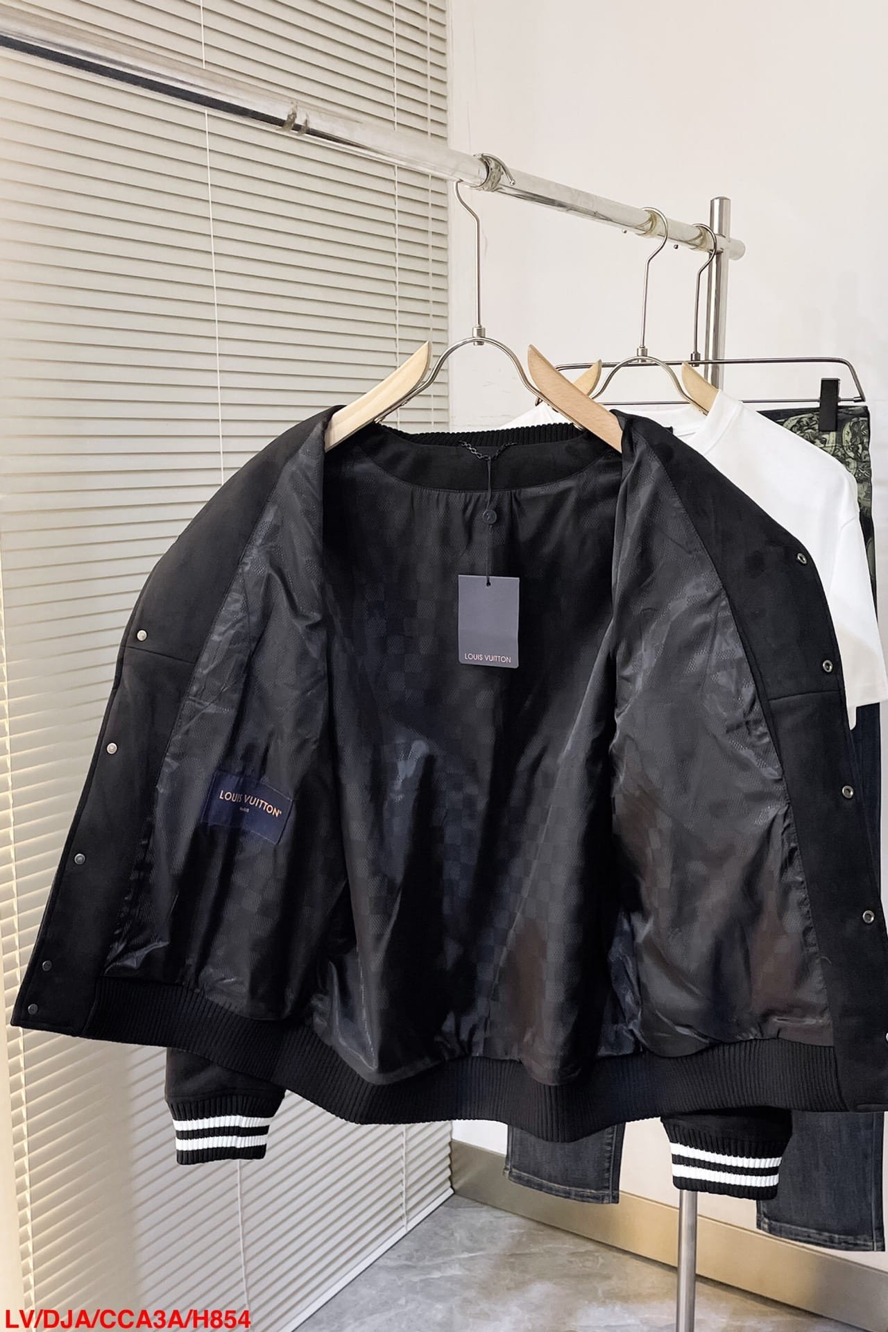 Embellished Lambskin Bomber Blouson