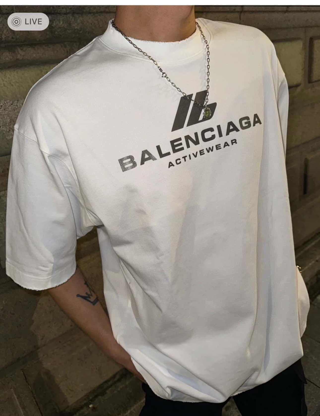 Balenciaga Activewear T-shirt medium