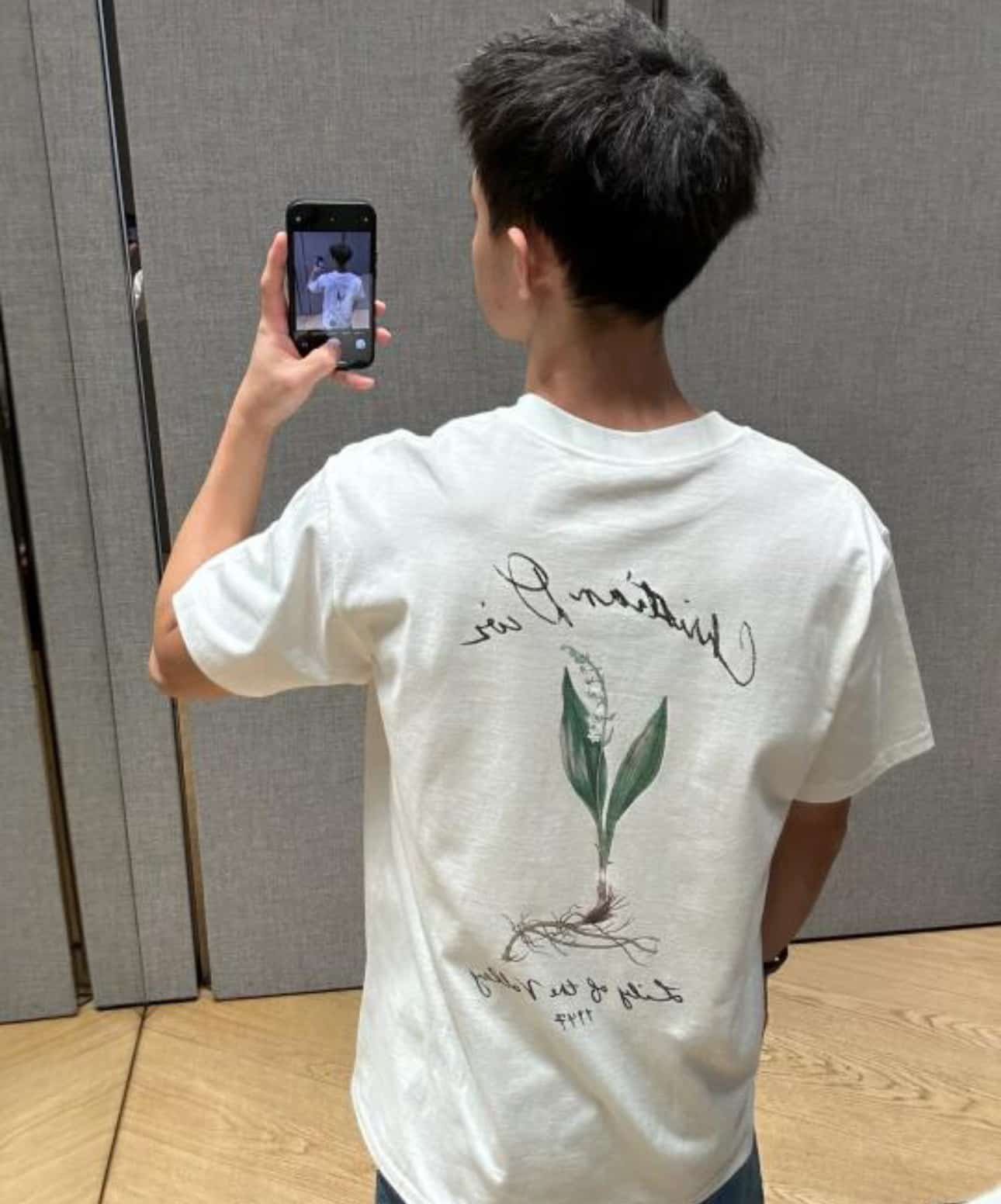 Handwritten Christian Dior T-Shirt, Relaxed Fit