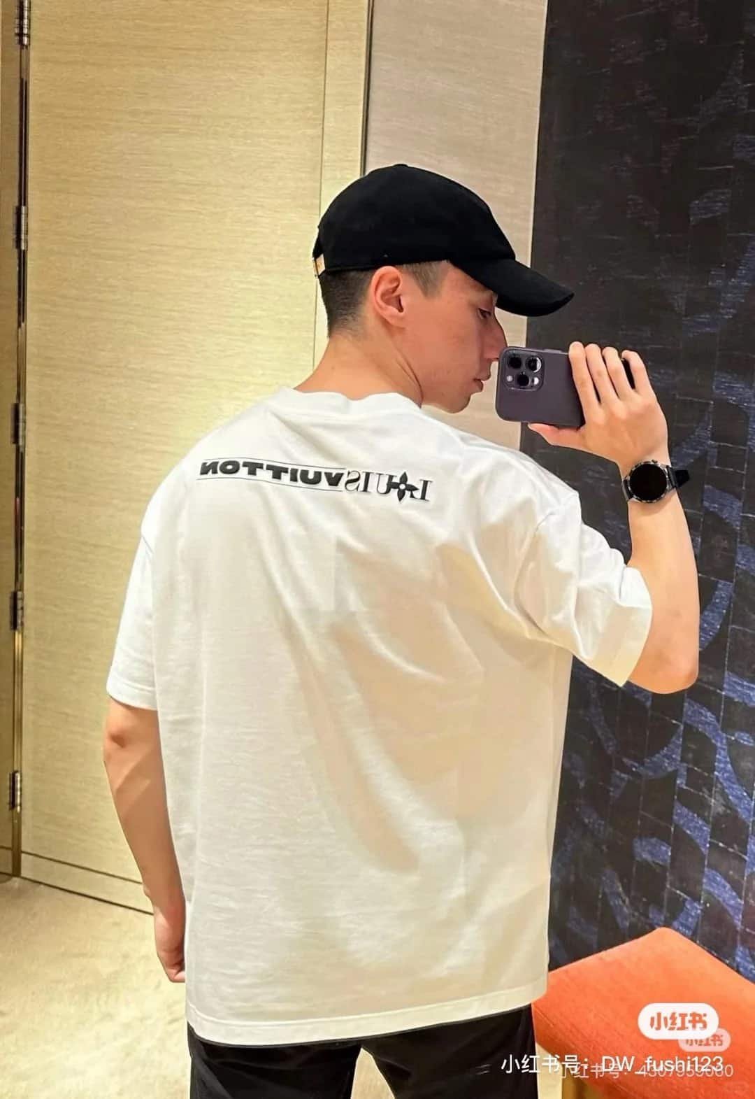LV Graphic Cotton T-Shirt