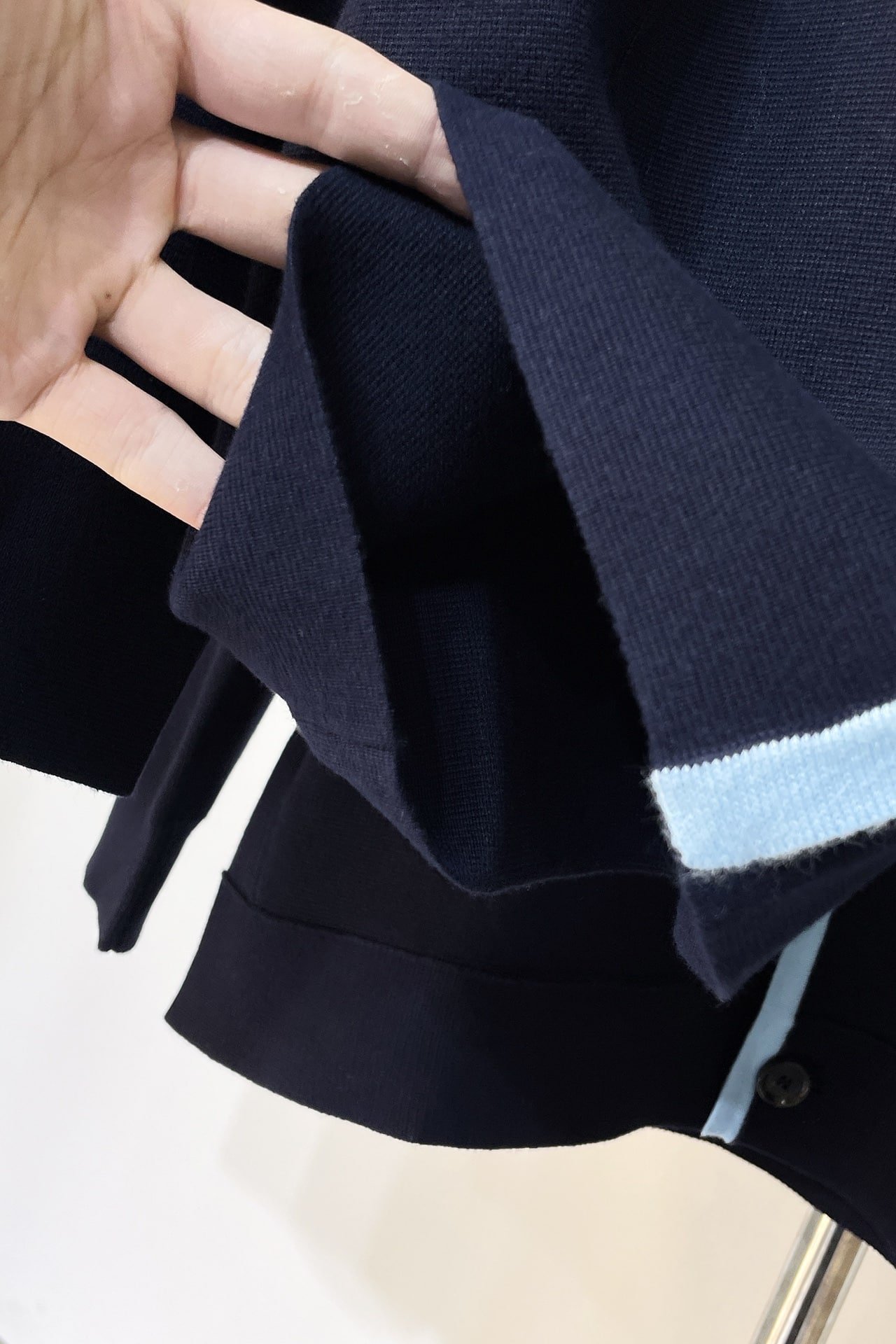 LV Signature Knitted Wool Blouson+ Shorts