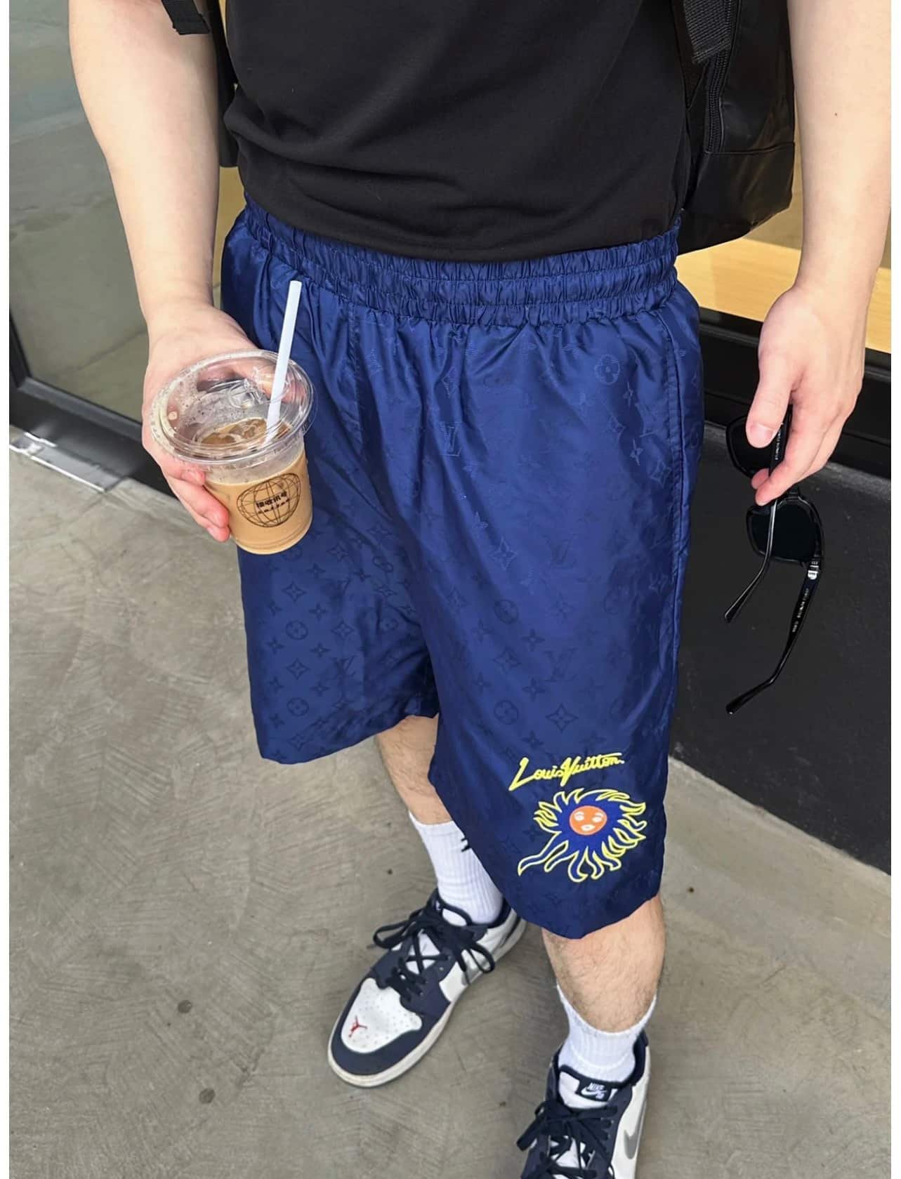 LV x Yayoi Kusama shorts