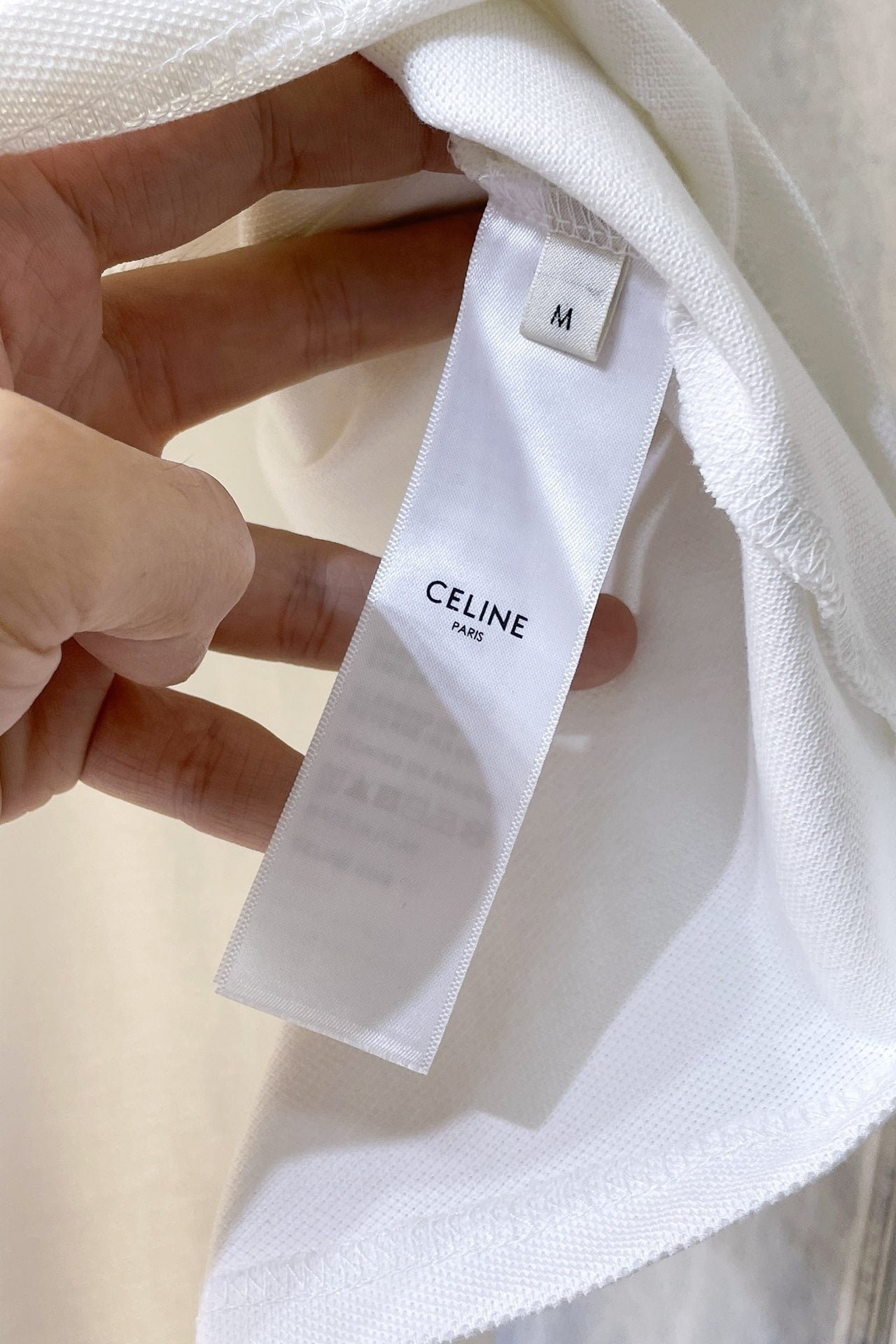 Celine classic polo shirt in cotton pique