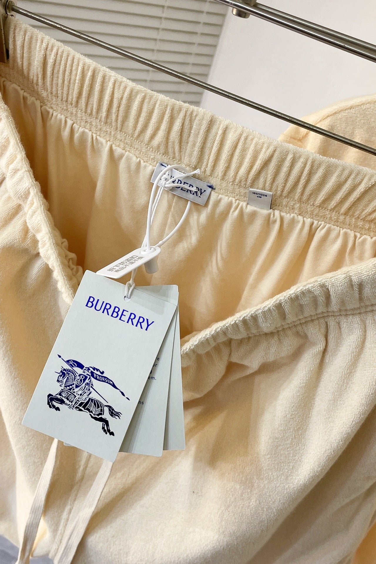 Burberry Cotton Towelling T-shirt+Cotton Towelling Shorts