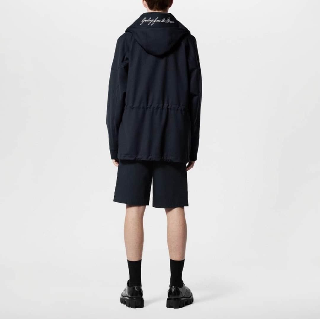 LV Technical Wool Parka