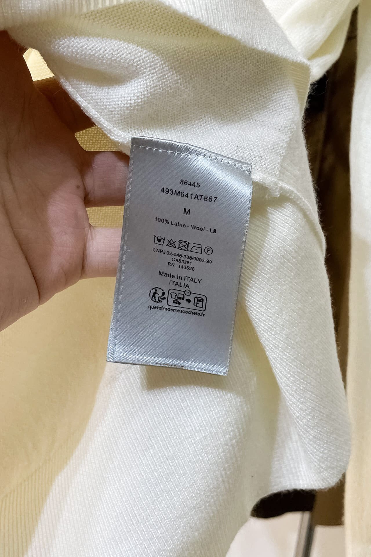 Dior Archives Labels Sweater